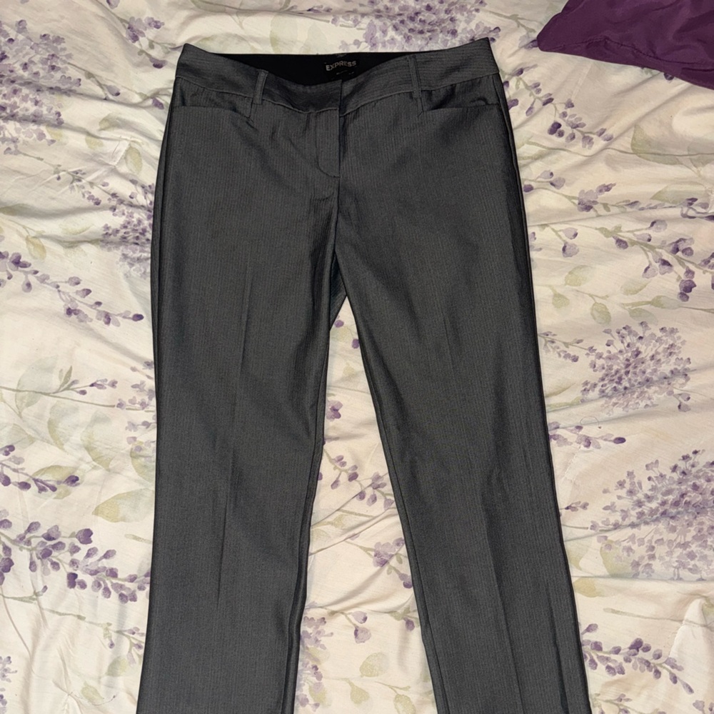 Express Charcoal Columnist size 6 long